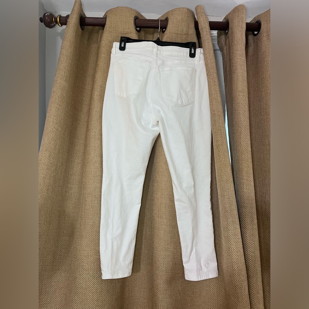 Loft White Curvy Skinny Jeans size 29/8 - Picture 10 of 14
